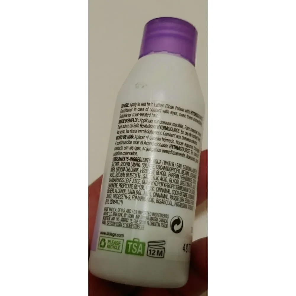 Biolage Hydra Source Shampoo  NWOT ❤️5/$25 Bundled Travel Size